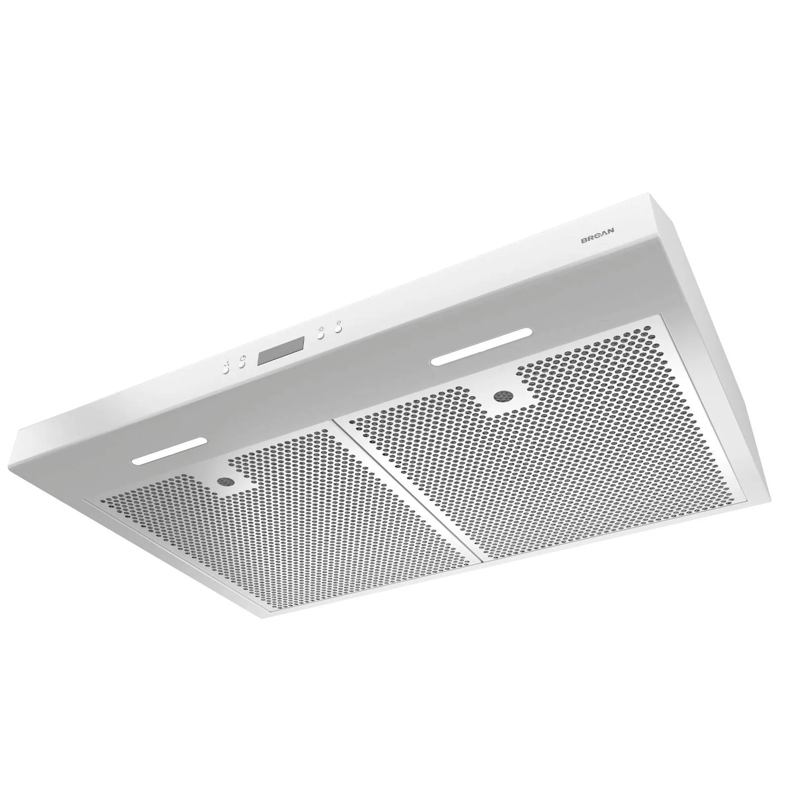 Broan Nutone BCDJ130WH Glacier 30" 450 CFM 5.5 Sones White Under-Cabinet Convertible Range Hood