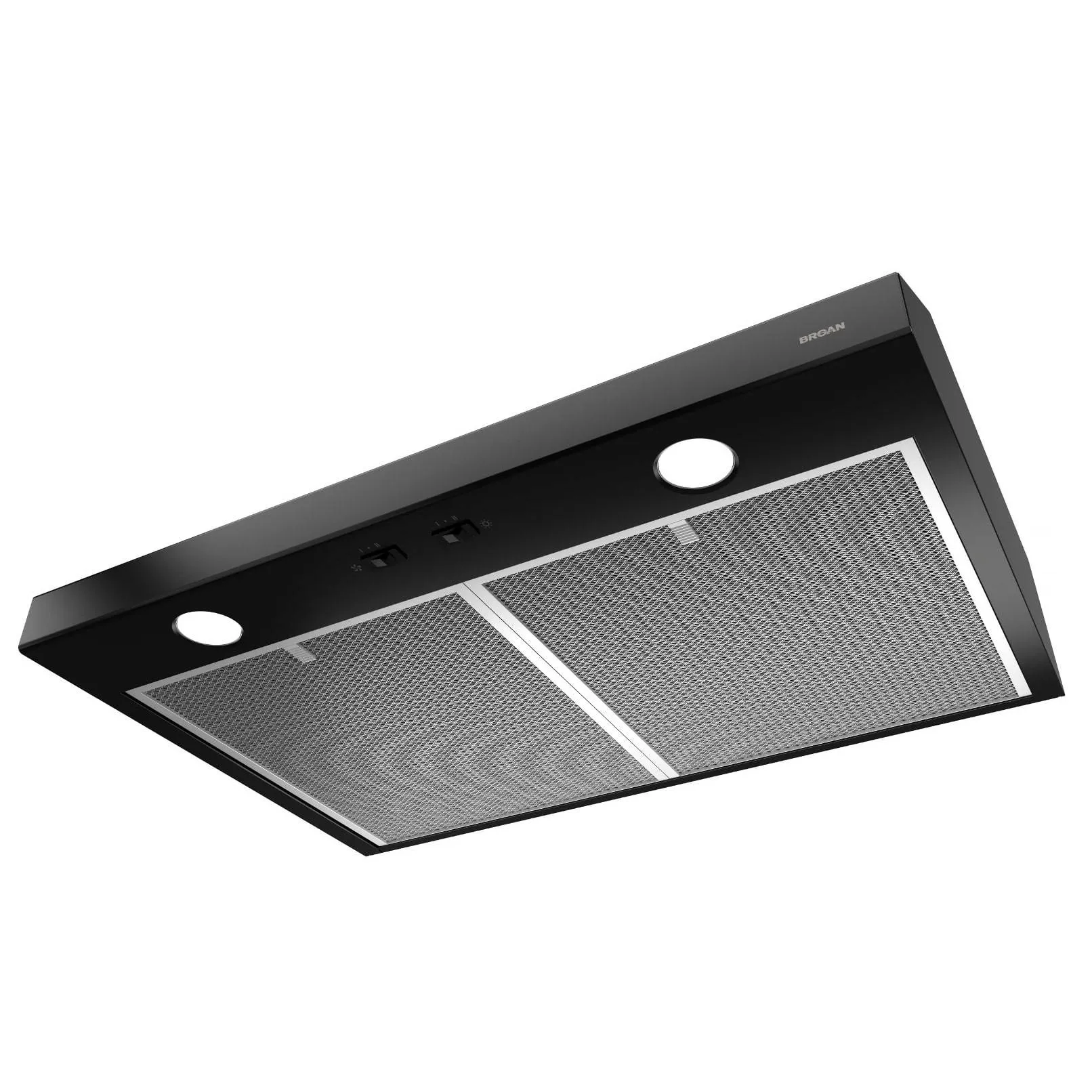 Broan Nutone BCSD136BL Glacier 36" 300 Max Blower CFM 5 Sones Black Range Hood