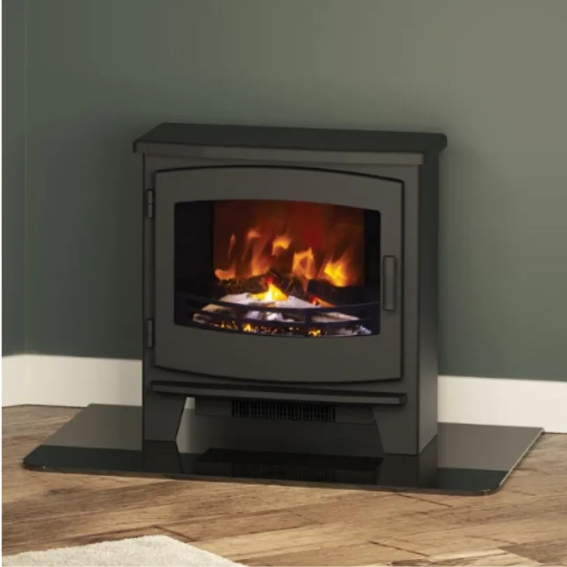 Broseley Evolution Black Beacon Electric Stove - Small & Large