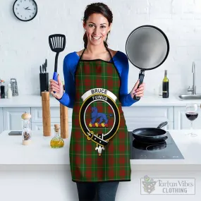 Bruce Hunting Tartan Apron with Family Crest