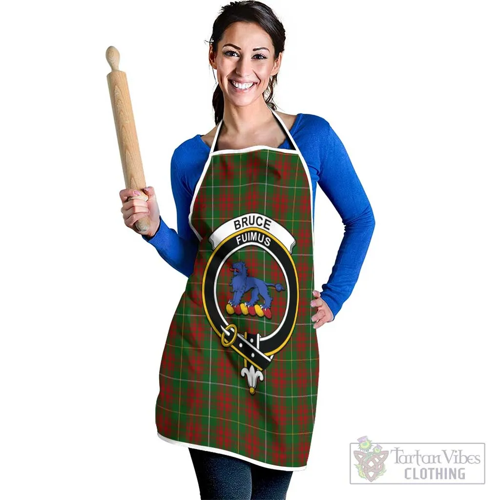 Bruce Hunting Tartan Apron with Family Crest