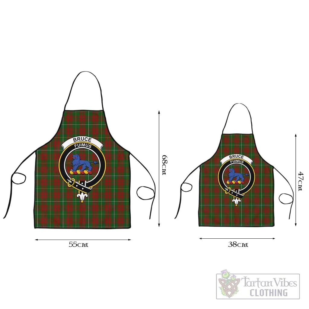 Bruce Hunting Tartan Apron with Family Crest