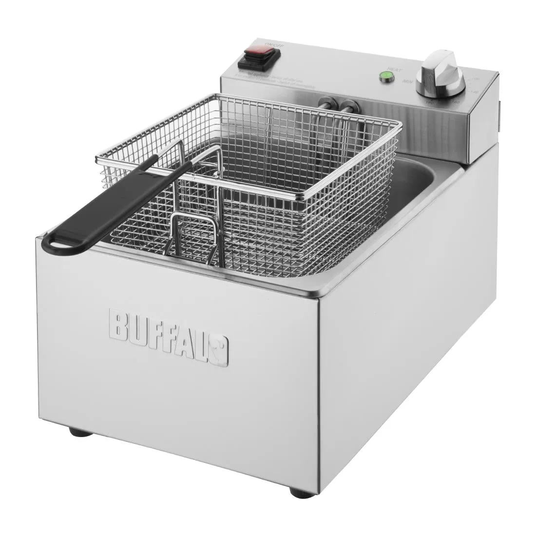 Buffalo Single Tank Single Basket 5Ltr Countertop Fryer 2.8kW - CU616