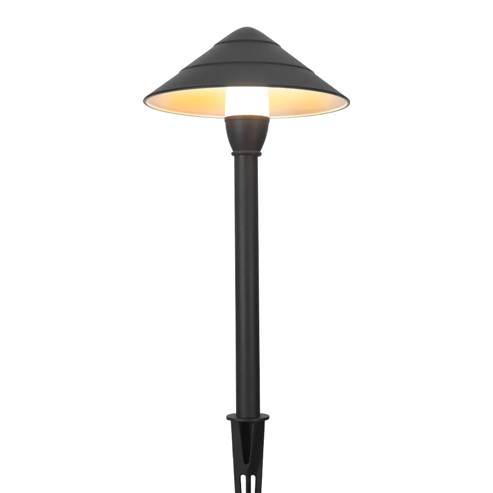 CDPA65 Path Light 3W 12V Mushroom LED Beaded Swivel Hat Landscape Fixture