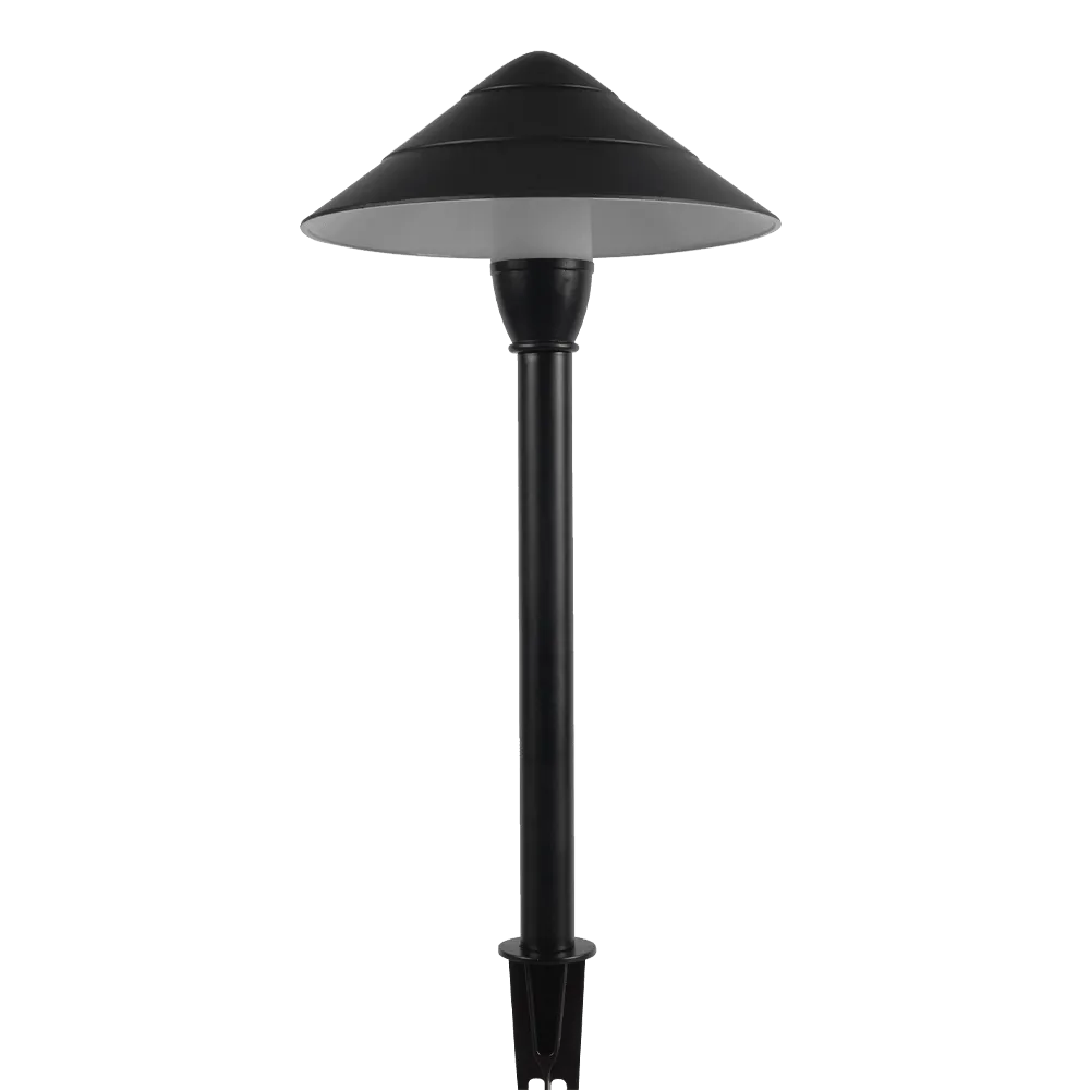 CDPA65 Path Light 3W 12V Mushroom LED Beaded Swivel Hat Landscape Fixture