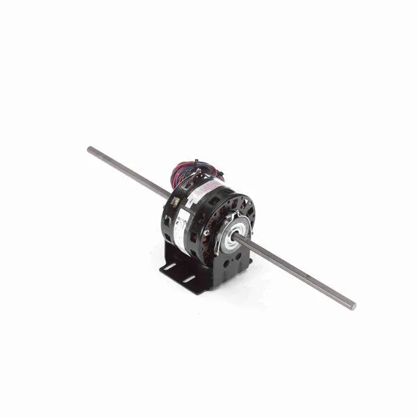 Century Coil / Room Air Conditioner Motor, 1075 RPM, 1/6-1/8-1/10 HP, 277 V, 42 Frame, Open Air Over