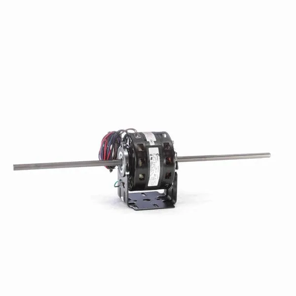 Century Coil / Room Air Conditioner Motor, 1075 RPM, 1/6-1/8-1/10 HP, 277 V, 42 Frame, Open Air Over