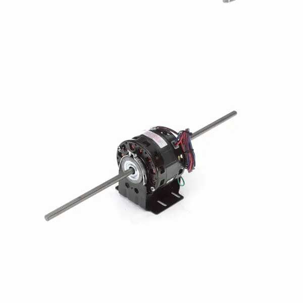 Century Coil / Room Air Conditioner Motor, 1075 RPM, 1/6-1/8-1/10 HP, 277 V, 42 Frame, Open Air Over