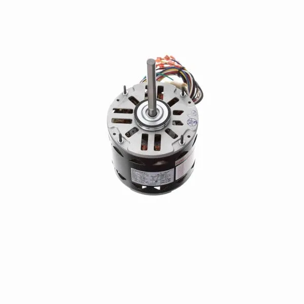 Century Direct Drive Motor, 1075 RPM, 3/4-1/5 HP, 208-230 V, 48 Frame, Open Air Over