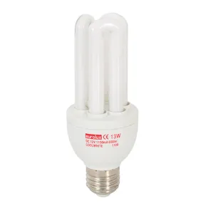 CFL 3U B22 9w Cool White 12v DC