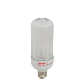 CFL Covered Bullet 3U E27 15w Cool White