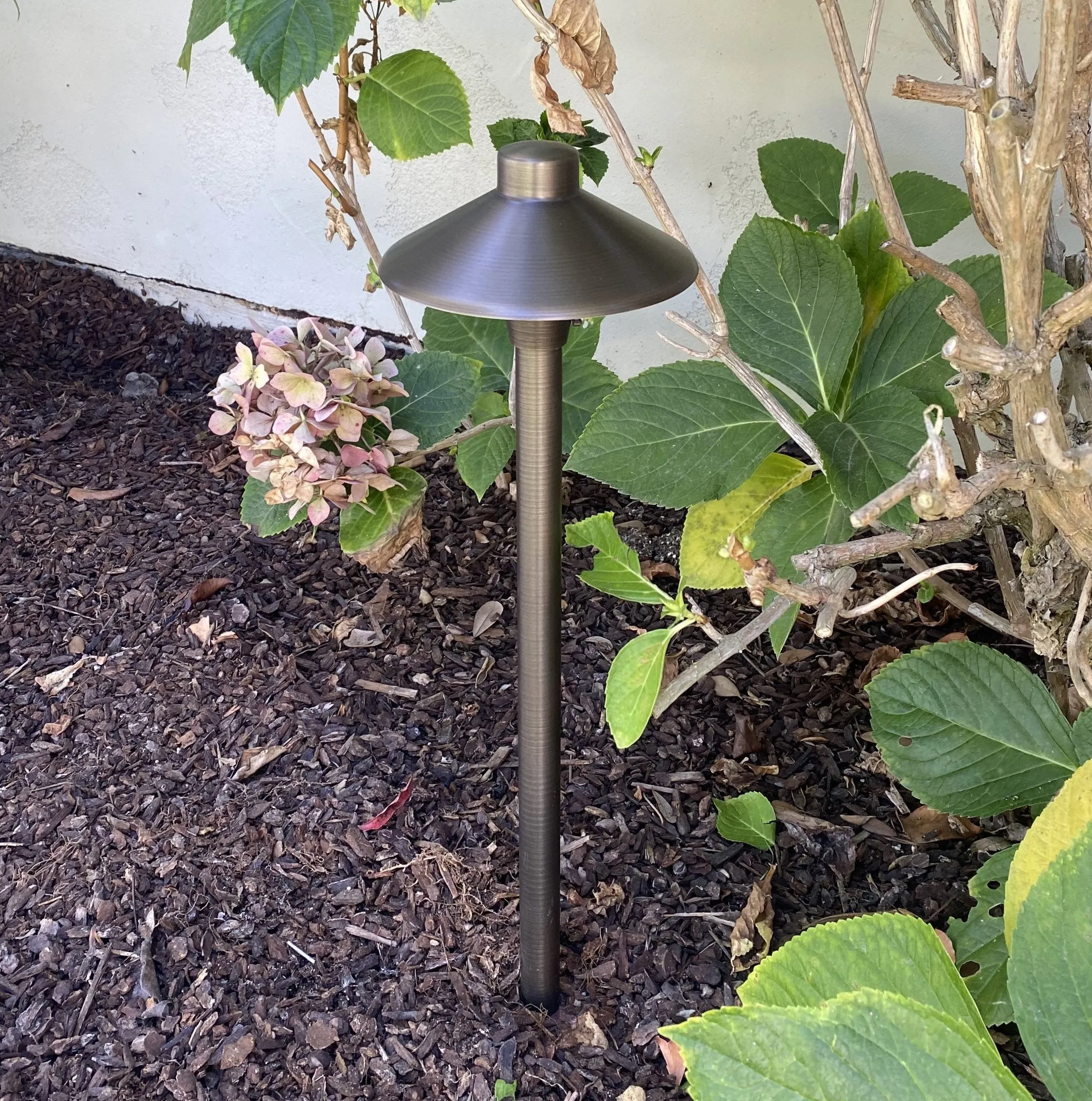 Chapelle Solid Cast Brass Pathway Light Natural Bronze