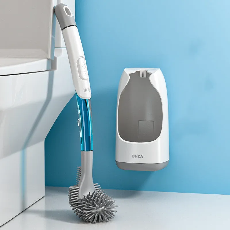 Cleaning Brush With Cover Wall-mounted Household Toilet