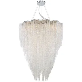 Cohen 49 in. 12 Lights Chandelier Chrome finish