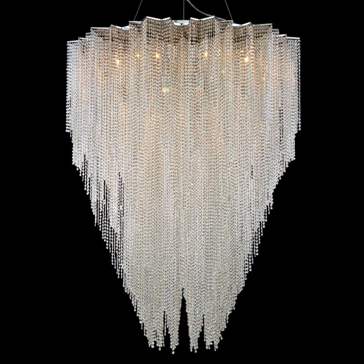 Cohen 49 in. 12 Lights Chandelier Chrome finish