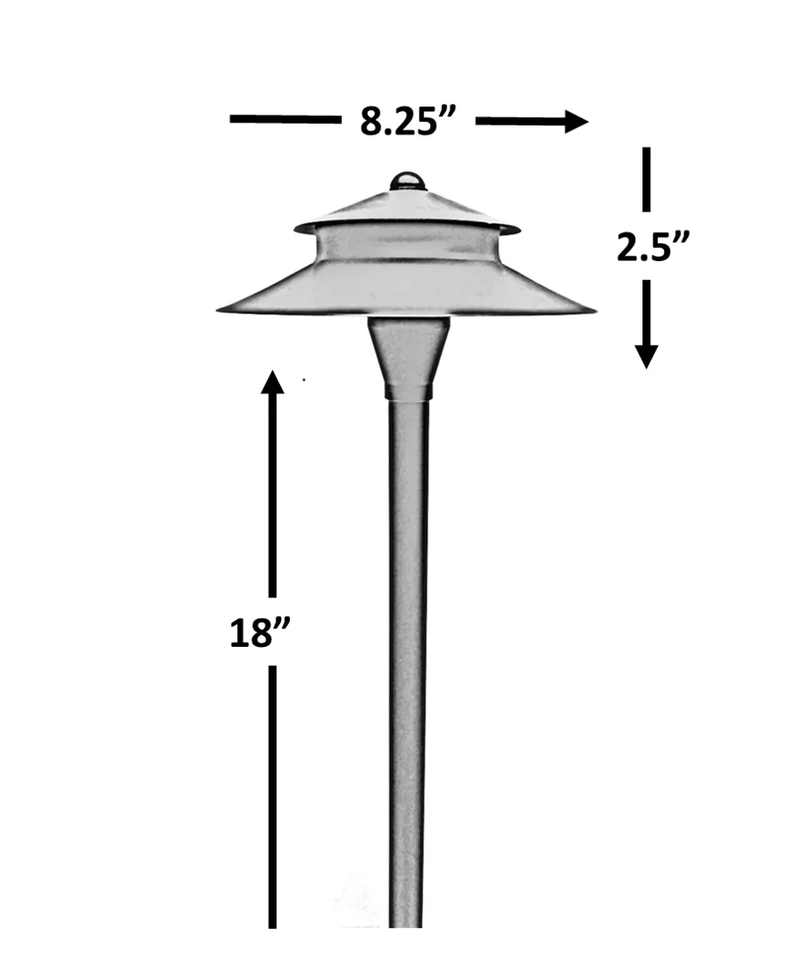 COMBO KIT V- Solid Cast Brass Outdoor Landscape Pathway & Spot Lighting