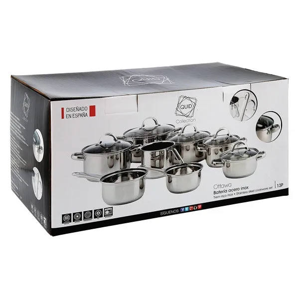 Cookware Quid Ottawa Stainless steel (8 pcs)