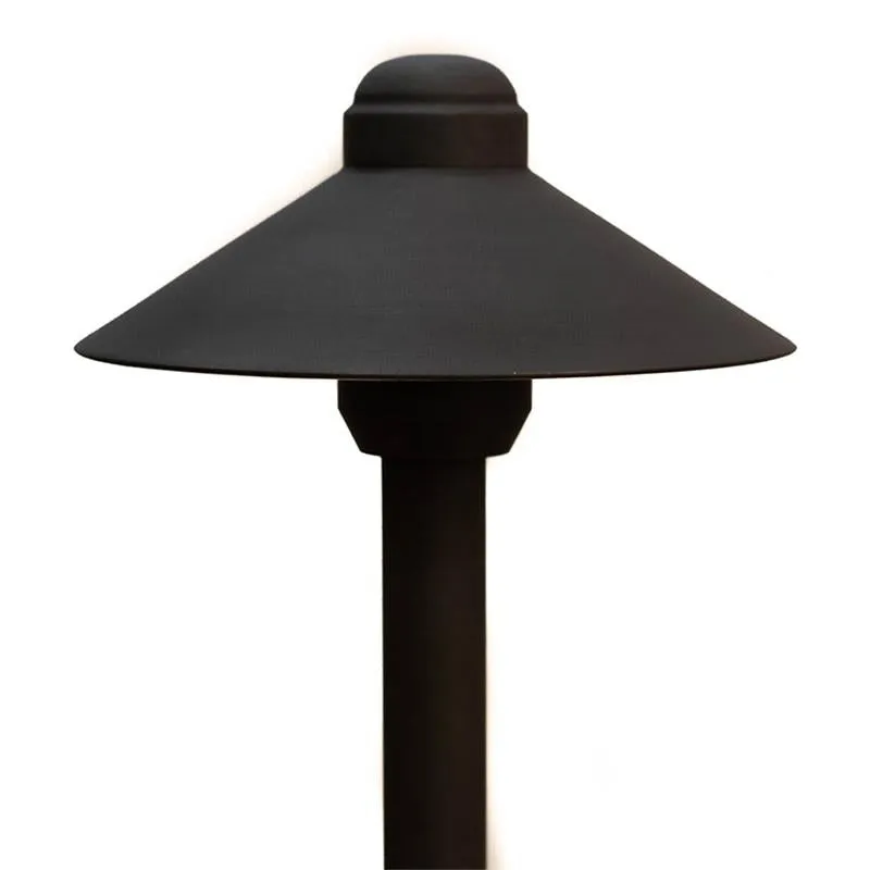 CopperMoon CM.6014 12V Copper 6" Path Light Top, 10.75" X 3/4" Copper Stem With Stake