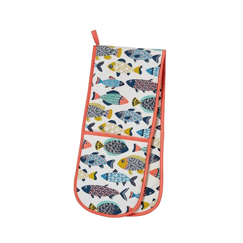 Cotton Aquarium Double Oven Glove