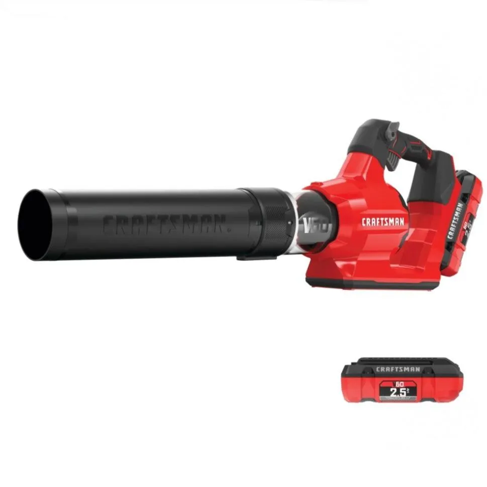 Craftman V60 Brushless Cordless Axial Leaf Blower Kit (2.5Ah)