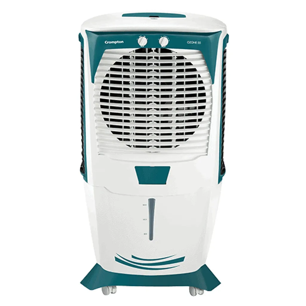 Crompton Ozone 55 Inverter Compatible Desert Air Cooler With Ice Chamber And Everlast Pump 55 Litre