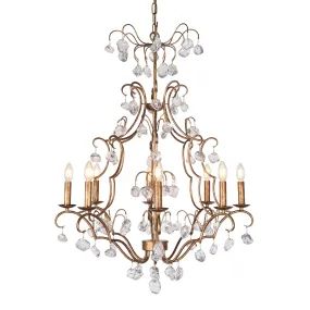 Crystal Pendant Chandelier Large by Zentique