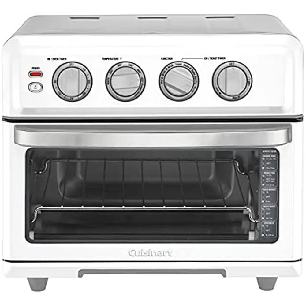 Cuisinart TOA-70W AirFryer Toaster Oven with Grill, White   6pc Knife Set