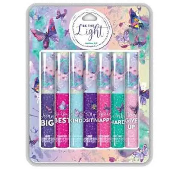 Danawares Gloss Butterflies 7 Pack