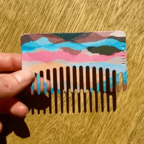 Desert Mirage Comb | Plastic Wallet-Sized