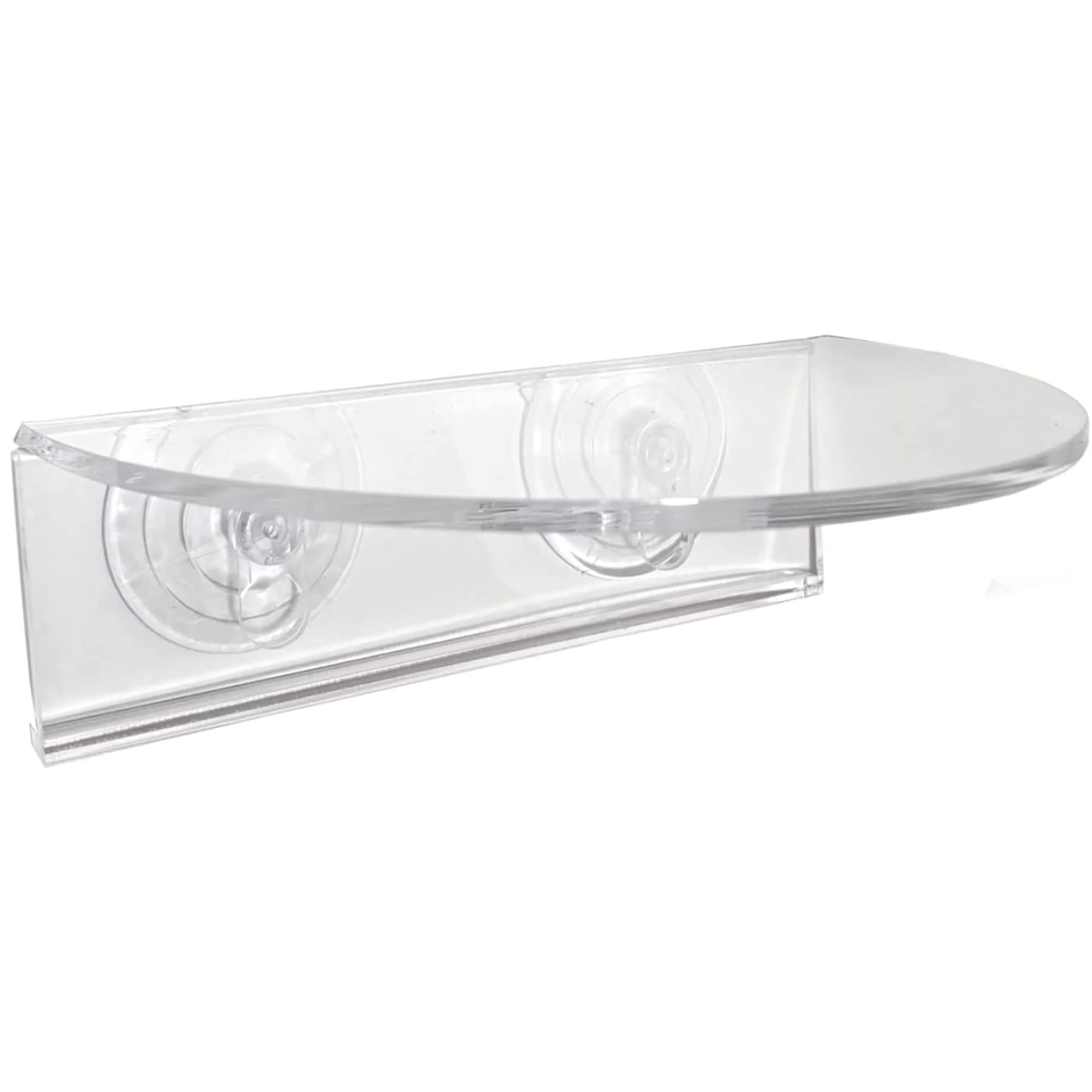 Double Veg Ledge - Window Shelf For Plants, Clear Acrylic Shelves - Suction Cup Indoor