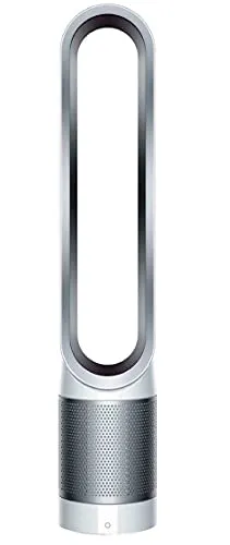 Dyson - TP02 Pure Cool Link Tower 400 Sq. Ft. Air Purifier - Iron, White (Renewed)