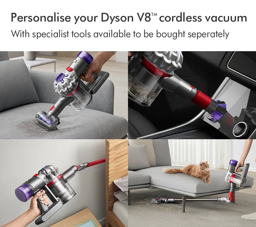 Dyson V8 Advanced Cordless Stick Vacuum Cleaner Up To 40 Minutes Run Time Silver