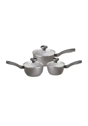 Earth Pan 3 Piece Saucepan Set