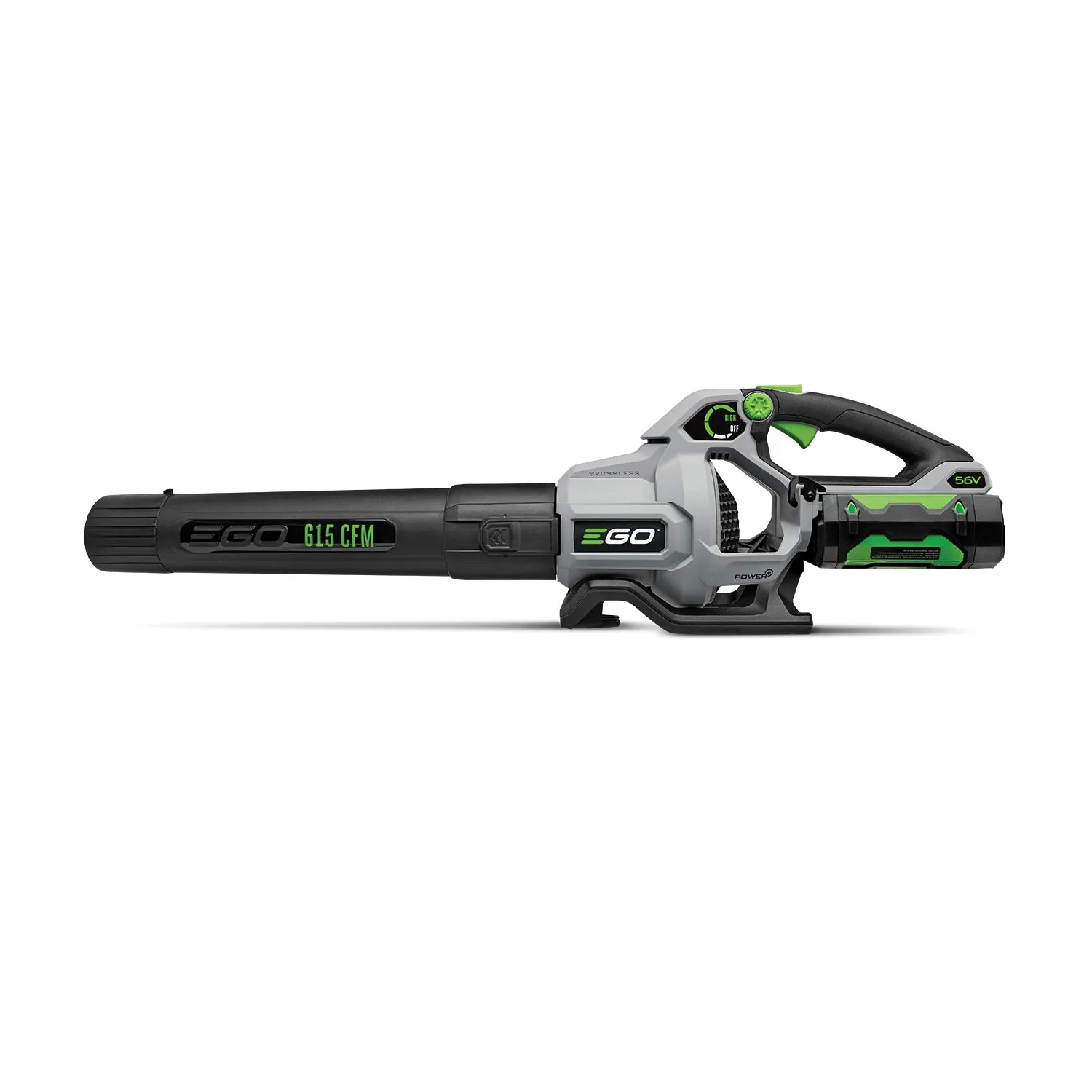 EGO LB6150 Cordless Leaf Blower, 2.5 Ah, 56 V Battery, Arc-Lithium Battery, 200 to 480 cfm Air, 75 min Run Time