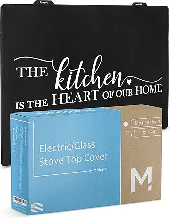 Electric Stove Cover Black 31x24