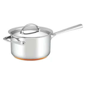 Essteele Per Vita Copper Base Stainless Steel Induction Covered Saucepan 20cm (3.4L)