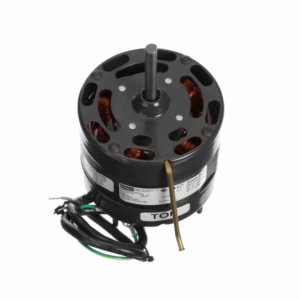 Fasco Direct Drive Motor, 1500 RPM, 1/8-1/20 HP, 115 V, 4.4" Diameter, Open Air Over