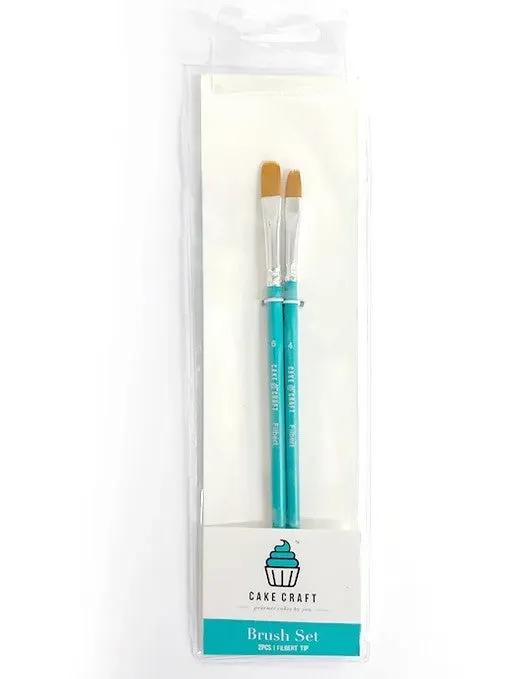 Filbert Brush Set 2 Pc