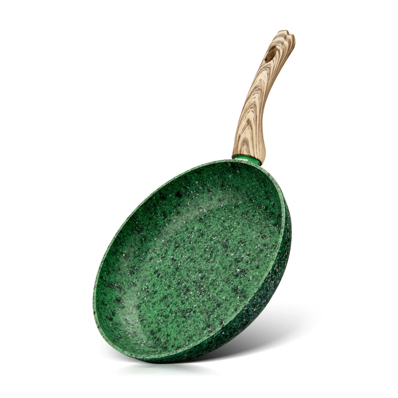 Fissman Frying Pan Malachite Series With Induction Bottom Aluminum Non-Stick Green 24x4.9cm