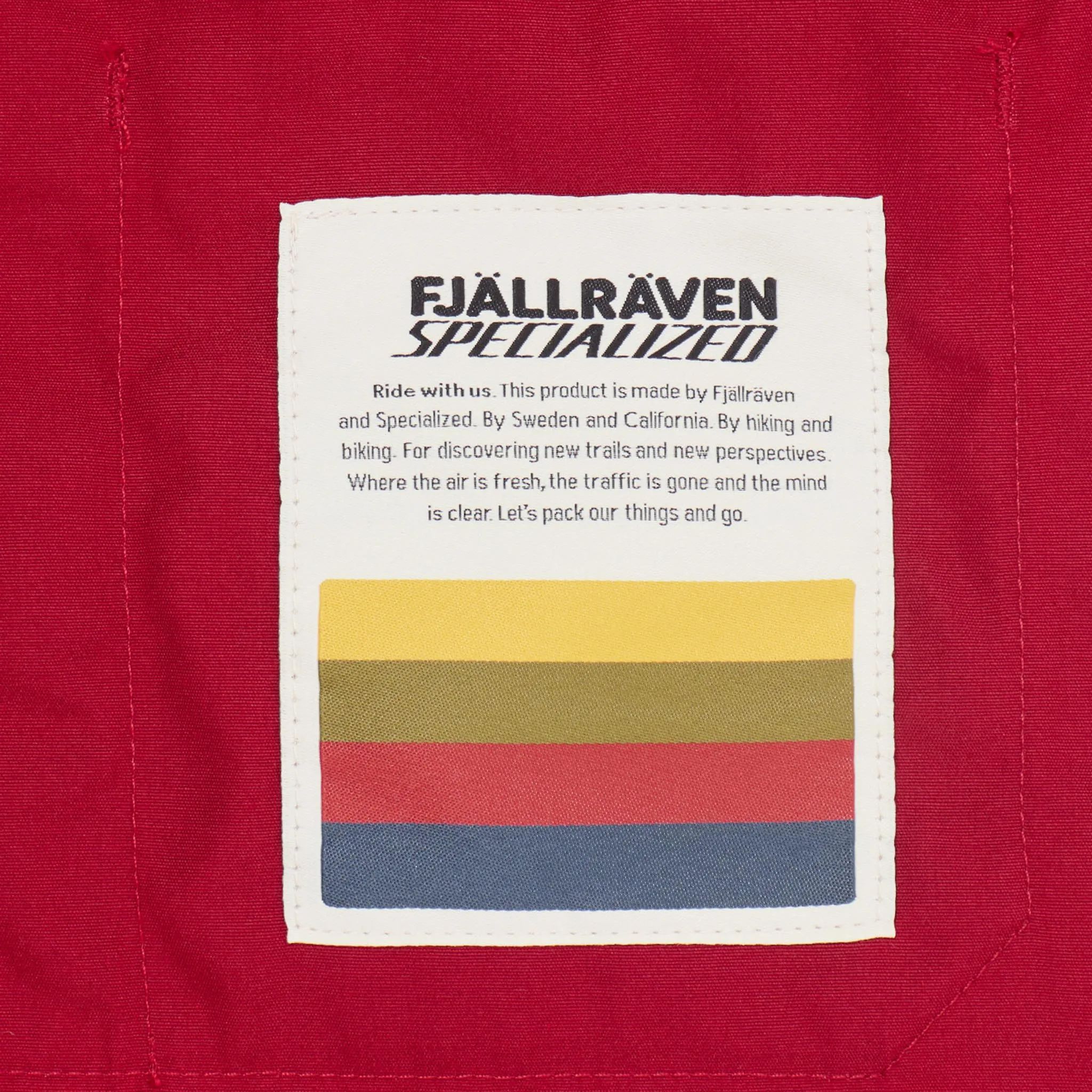 Fjallraven x Specialized Mechanics Apron Pomegranate Red