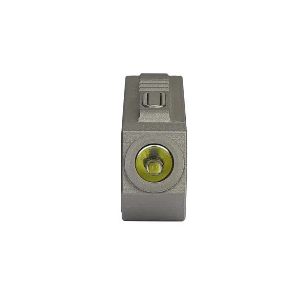 FL02 Titanium Irregular USB Rechargeable Keychain Flashlight