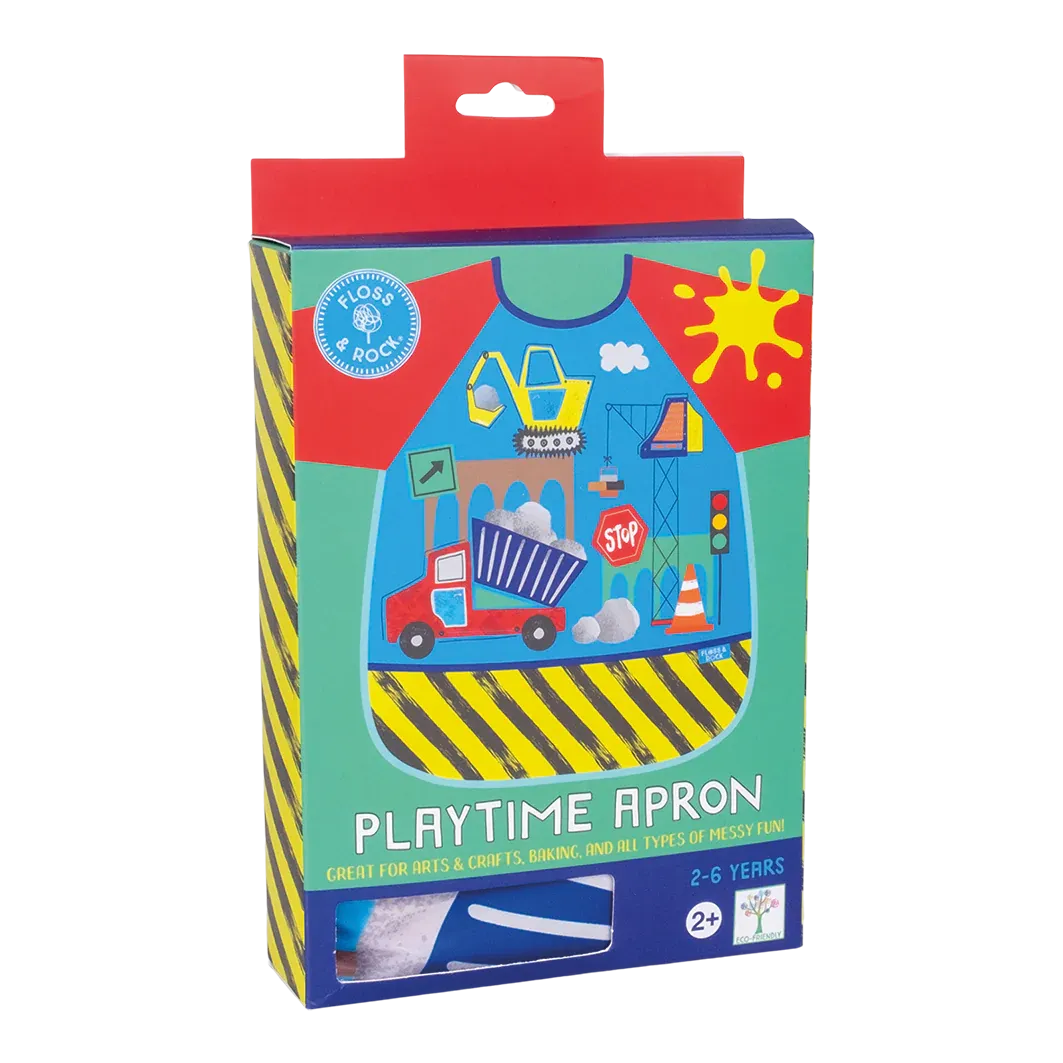 Floss & Rock Playtime Apron - Construction