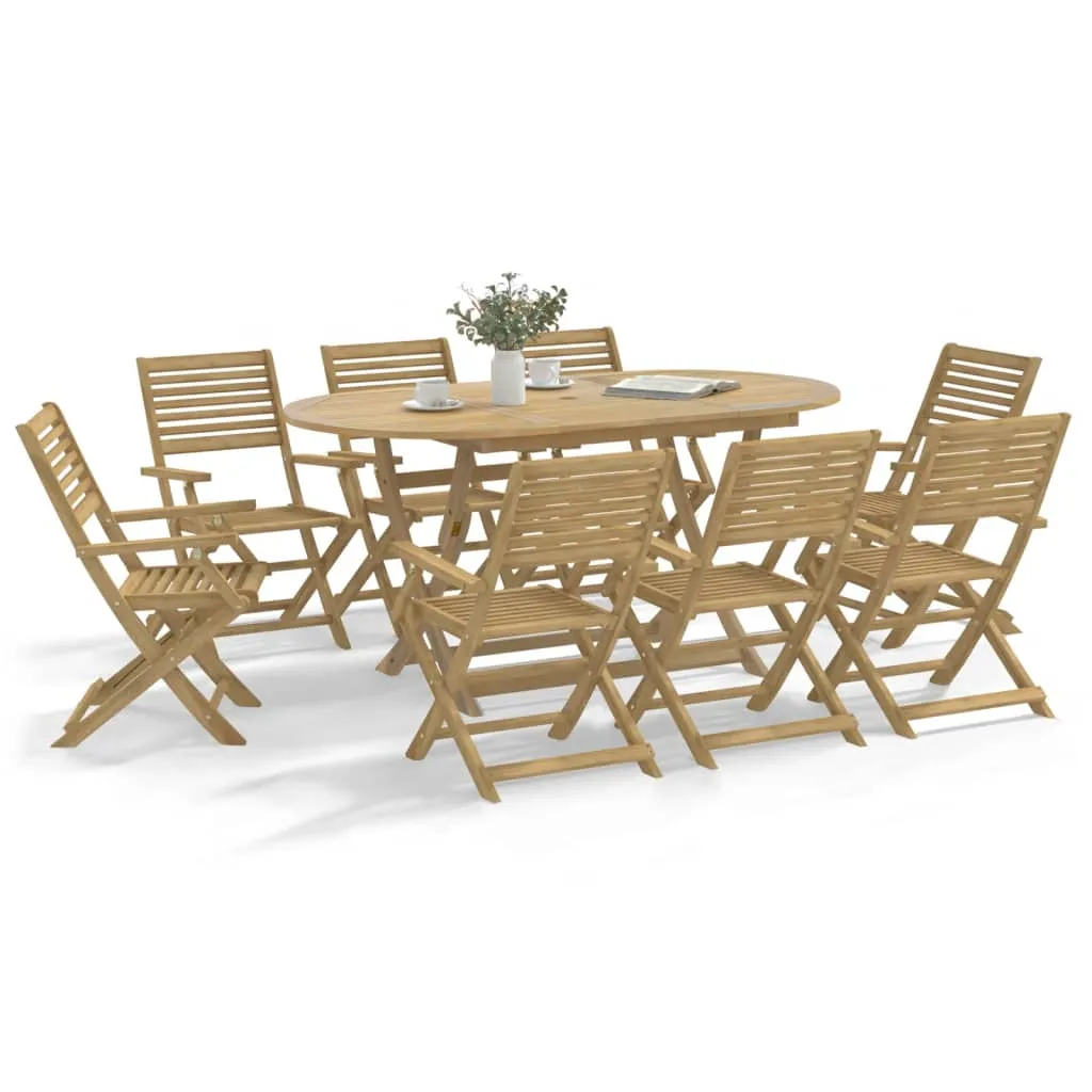 Folding Garden Chairs 6 pcs 54.5x61.5x86.5 cm Solid Wood Acacia