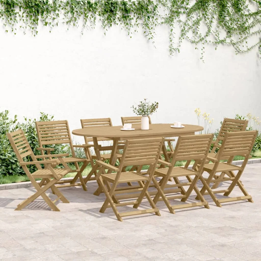 Folding Garden Chairs 6 pcs 54.5x61.5x86.5 cm Solid Wood Acacia