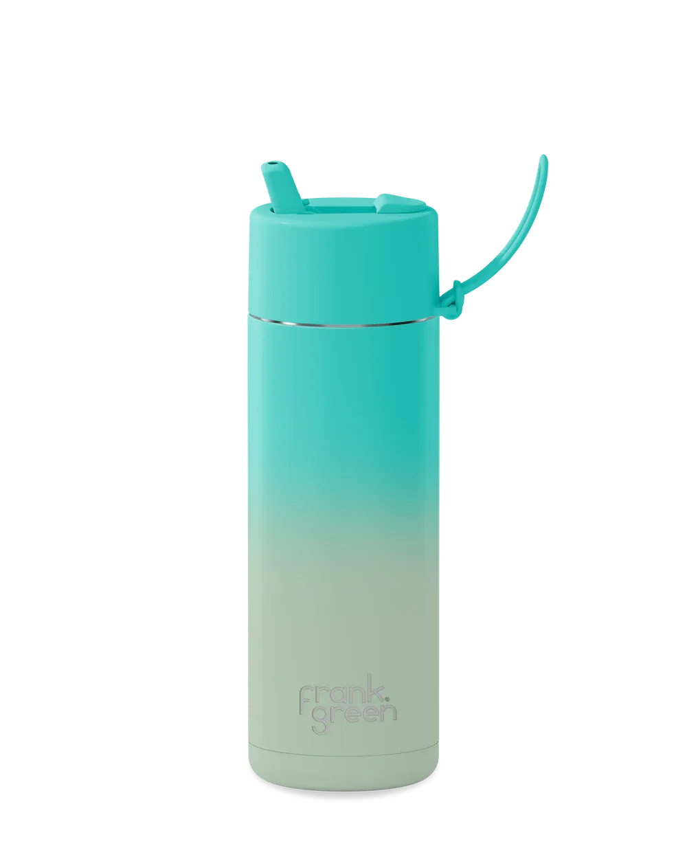 Frank Green Bondi Bliss Gradient Ceramic Reusable Bottle with Flip Straw Lid 595mL (20oz)