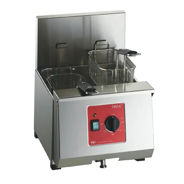 FriFri Frita  8 Electric Countertop Fryer Single Tank Single Basket 6.9kW Three Phase - HS084-3PH