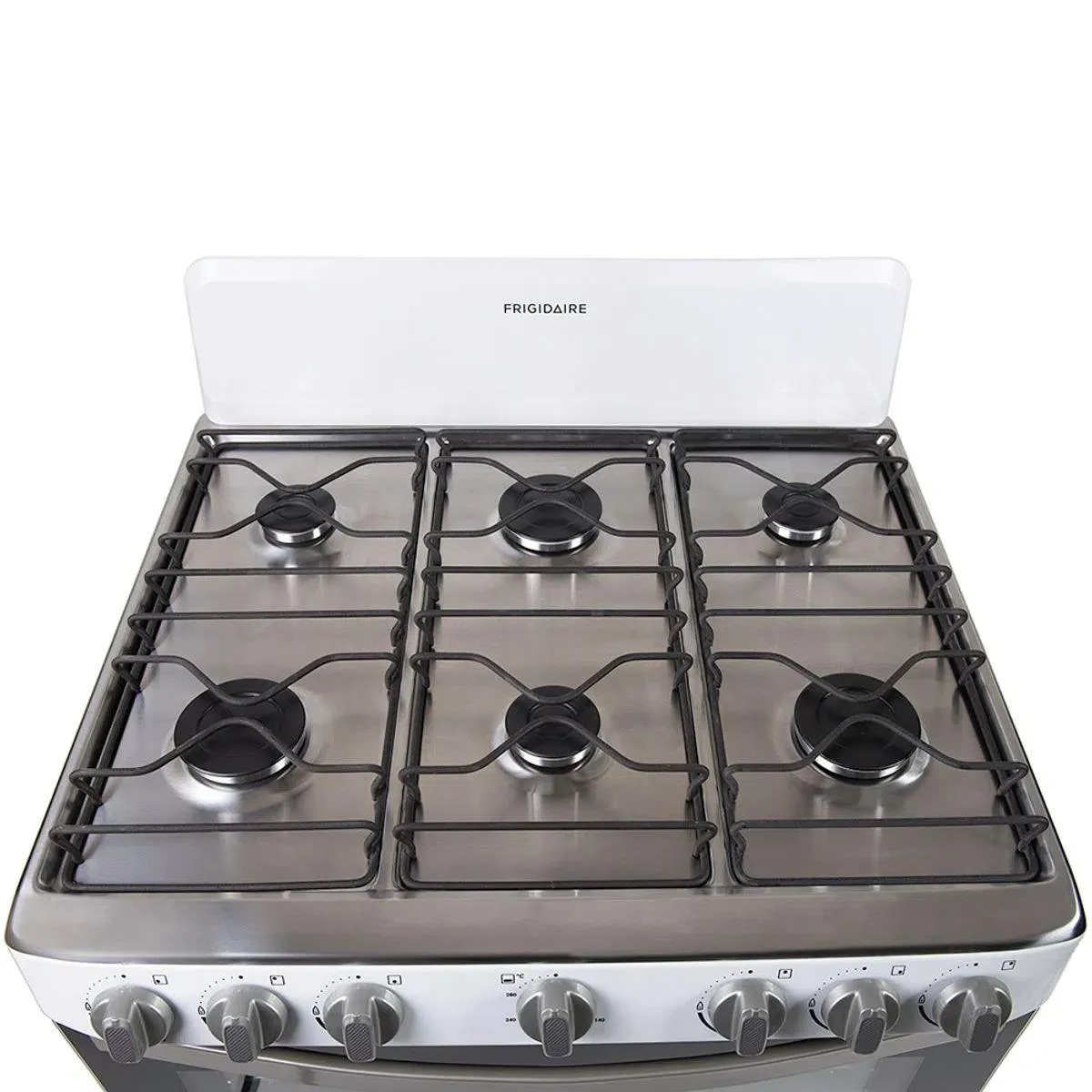 Frigidaire 30” 6 Burners Gas Range - White