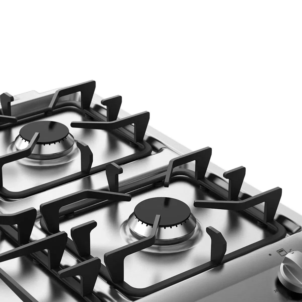 Frigidaire Gas Range 30" with 5 Double Oven & Burners Glass Cooktop in Stainless Steel