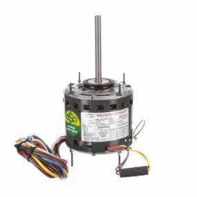 Genteq Direct Drive Motor, 1075 RPM, 1/2 HP, 115 V, 48 Frame, Open Air Over