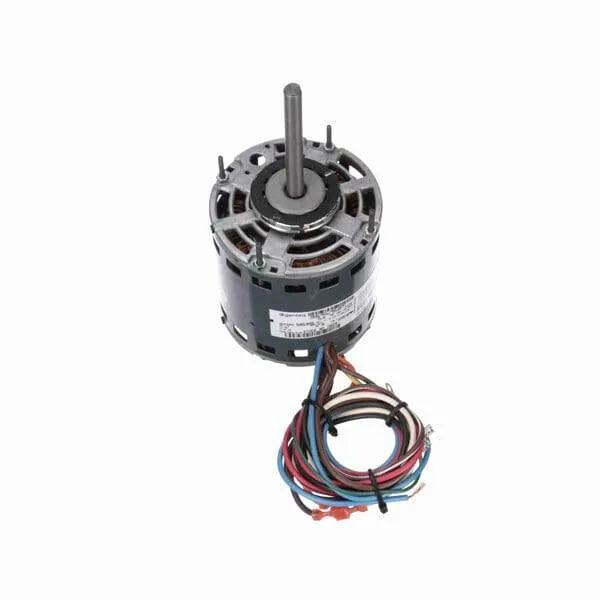 Genteq Direct Drive Motor, 1075 RPM, 1/3 HP, 115 V, 42 Frame, Open Air Over